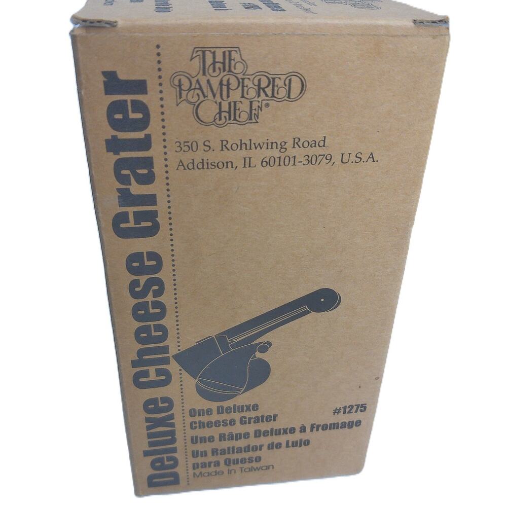 Pampered Chef Deluxe Cheese Grater 1275 New